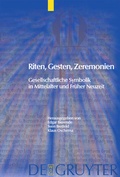 Cover: Riten, Gesten, Zeremonien - De Gruyter