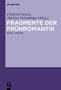 Cover: Fragmente der Fr&uuml;hromantik - De Gruyter