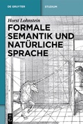 Cover: Formale Semantik und nat&uuml;rliche Sprache - De Gruyter