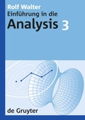 Cover: Einf&uuml;hrung in die Analysis. 3 - De Gruyter