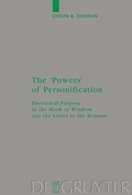 Cover: The 'Powers' of Personification - De Gruyter