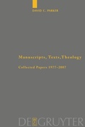 Cover: Manuscripts, Texts, Theology - De Gruyter