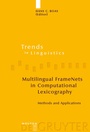 Cover: Multilingual FrameNets in Computational Lexicography - De Gruyter Mouton