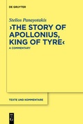 Cover: "The Story of Apollonius, King of Tyre" - De Gruyter
