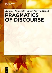 Enlarge image Cover: Pragmatics of Discourse - De Gruyter Mouton