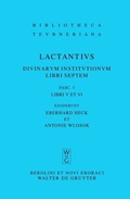 Cover: Libri V et VI - De Gruyter