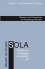 Cover: Research and Perspectives on Processing Instruction - De Gruyter Mouton