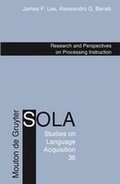 Cover: Research and Perspectives on Processing Instruction - De Gruyter Mouton