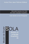 Cover: Minimalist Inquiries into Child and Adult Language Acquisition - De Gruyter Mouton