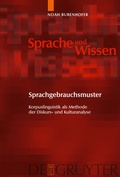 Cover: Sprachgebrauchsmuster - De Gruyter