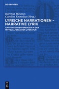 Cover: Lyrische Narrationen - narrative Lyrik - De Gruyter