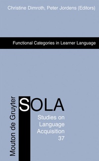 Enlarge image Cover: Functional Categories in Learner Language - De Gruyter Mouton