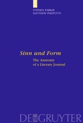 Cover: "Sinn und Form" - De Gruyter