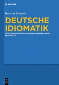 Cover: Deutsche Idiomatik - De Gruyter