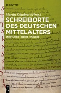 Cover: Schreiborte des deutschen Mittelalters - De Gruyter