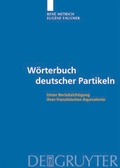 Cover: W&ouml;rterbuch deutscher Partikeln - De Gruyter