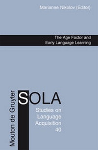 Enlarge image Cover: The Age Factor and Early Language Learning - De Gruyter Mouton
