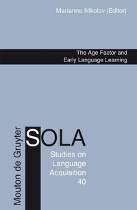 Enlarge image Cover: The Age Factor and Early Language Learning - De Gruyter Mouton