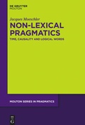 Cover: Non-Lexical Pragmatics - De Gruyter Mouton