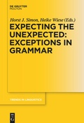 Cover: Expecting the Unexpected: Exceptions in Grammar - De Gruyter Mouton