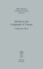 Cover: Modals in the Languages of Europe - De Gruyter Mouton