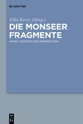 Cover: Die Monseer Fragmente - De Gruyter