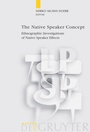 Cover: The Native Speaker Concept - De Gruyter Mouton