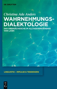 Abbildung von: Wahrnehmungsdialektologie - De Gruyter