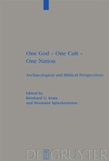 Cover: One God - One Cult - One Nation - De Gruyter