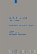 Cover: One God - One Cult - One Nation - De Gruyter