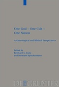 Cover: One God - One Cult - One Nation - De Gruyter