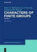 Bild: Characters of Finite Groups. Volume 2 - De Gruyter
