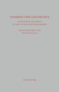 Cover: Stimmen der Geschichte - De Gruyter