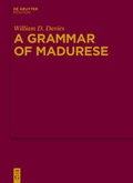 Cover: A Grammar of Madurese - De Gruyter Mouton
