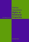 Cover: Rights as Relational Properties - De Gruyter