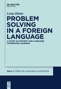 Cover: Problem Solving in a Foreign Language - De Gruyter Mouton