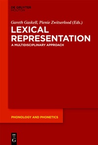 Abbildung von: Lexical Representation - De Gruyter Mouton