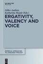 Cover: Ergativity, Valency and Voice - De Gruyter Mouton