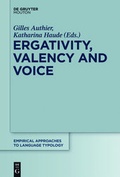 Cover: Ergativity, Valency and Voice - De Gruyter Mouton