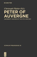 Cover: Peter of Auvergne - De Gruyter