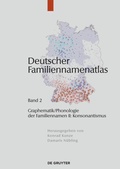 Cover: Graphematik/Phonologie der Familiennamen II - De Gruyter
