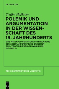 Abbildung von: Polemik und Argumentation in der Wissenschaft des 19. Jahrhunderts - De Gruyter