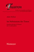 Cover: Im Nebenraum des Textes - De Gruyter