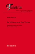 Cover: Im Nebenraum des Textes - De Gruyter
