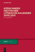 Cover: 2010/2011 - De Gruyter