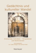 Cover: Ged&auml;chtnis und kultureller Wandel - De Gruyter
