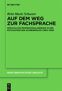 Abbildung von: Auf dem Weg zur Fachsprache - De Gruyter