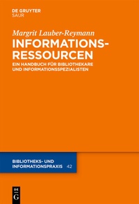 Abbildung von: Informationsressourcen - De Gruyter Saur