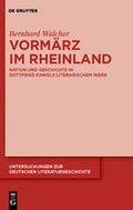 Cover: Vorm&auml;rz im Rheinland - De Gruyter