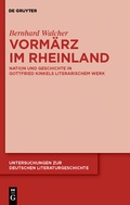 Cover: Vorm&auml;rz im Rheinland - De Gruyter
